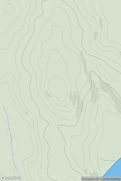 Thumbnail image for Park Hill [The Glenkens to Annandale] showing contour plot for surrounding peak